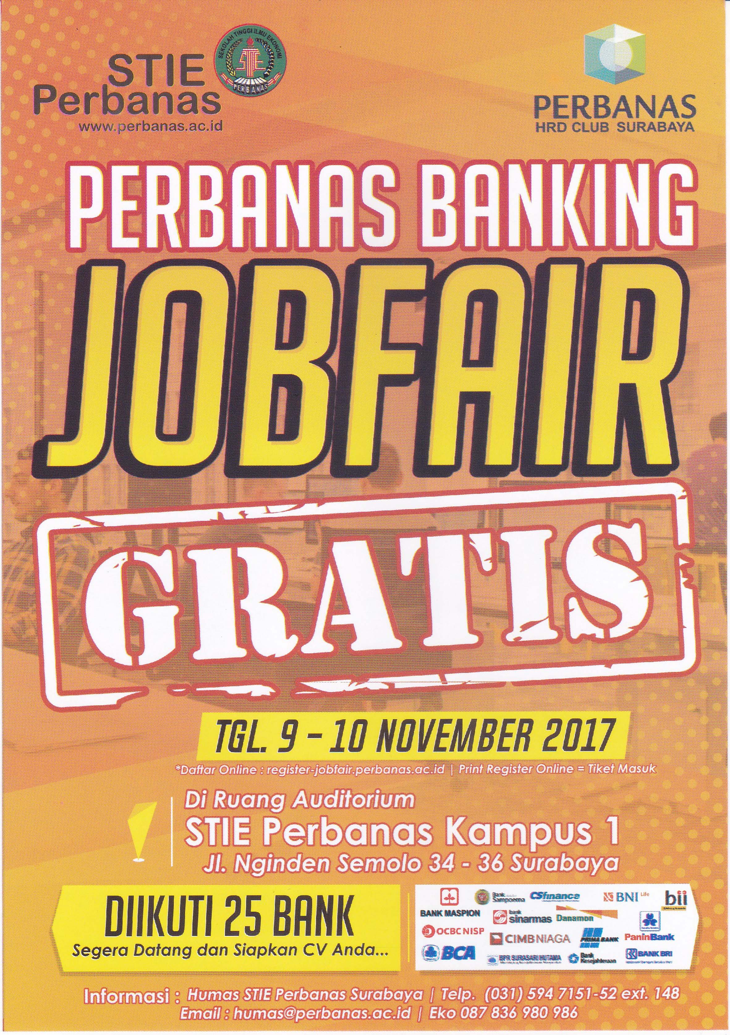 Job Fair STIE Perbanas Surabaya