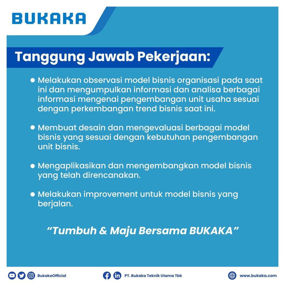 Research And Development | PT. Bukaka Teknik Utama Tbk - IKA UM