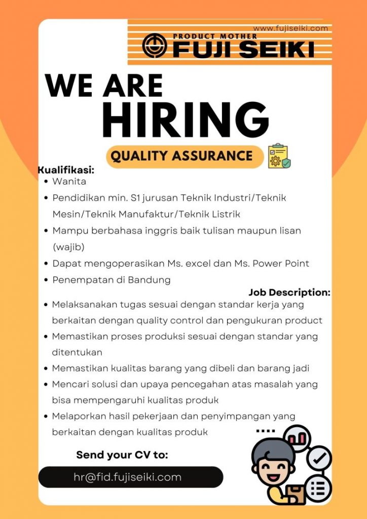 Quality Assurance Staff Pt Fuji Seiki Indonesia Ika Um 7817