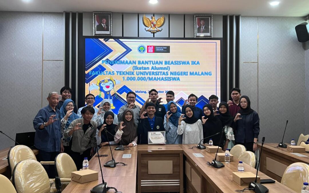 28 Mahasiswa FT UM Terima Beasiswa dari IKA FT
